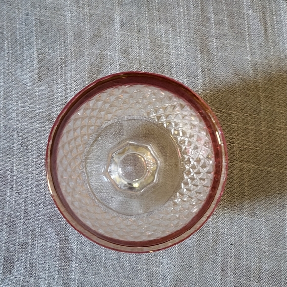 🎄Vintage Rare RedIndiana glass dish and with cream and sugar bowl like new - Picture 12 of 14